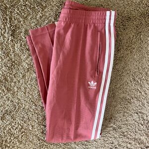 Adidas pink joggers